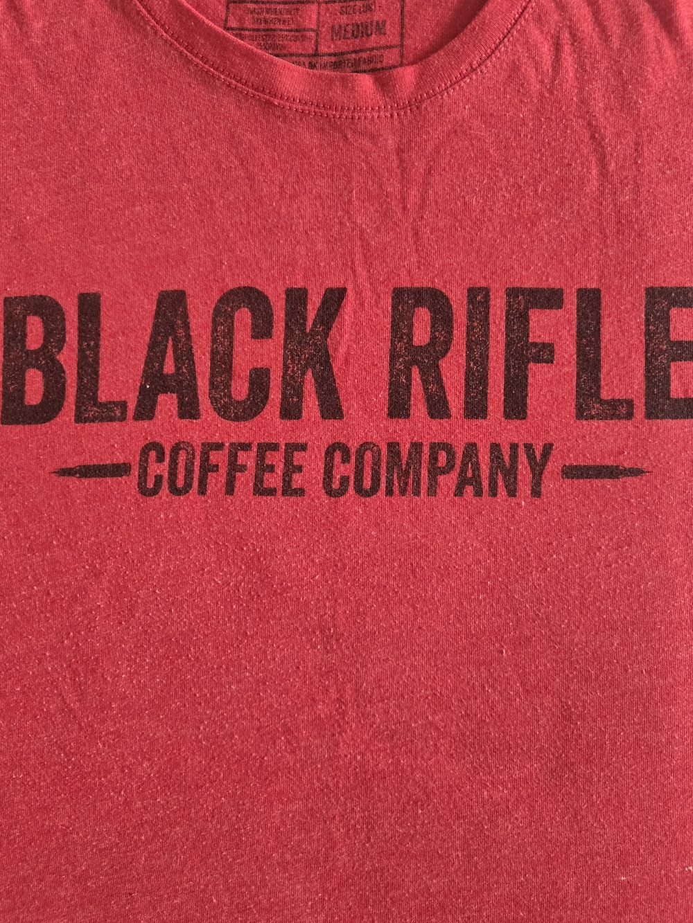 Black Rifle Coffee Company BRCC Tee | Women's Medium Red Veteran Owned - Picture 2 of 6